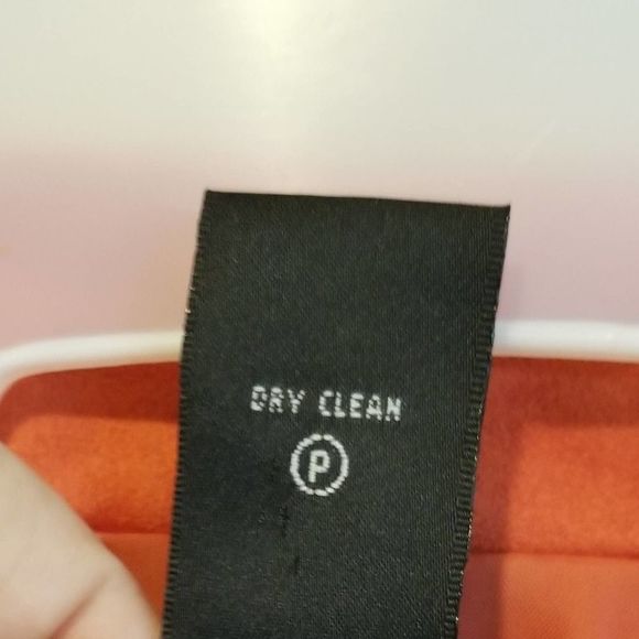 Pierre‎ Cardin Burnt orange VEGAN SUEDE Career Academia jacket blazer Size 10 - Picture 6 of 7